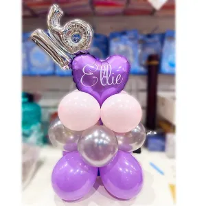 16th Birthday Table Balloon Arrangement