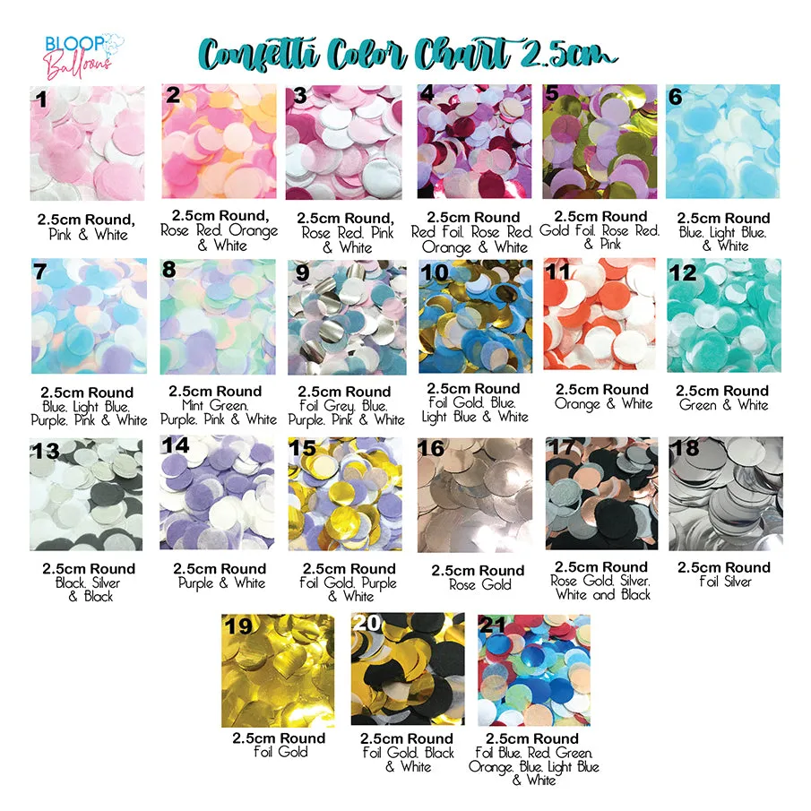 36" Confetti Helium Balloon With Full Tassels Package