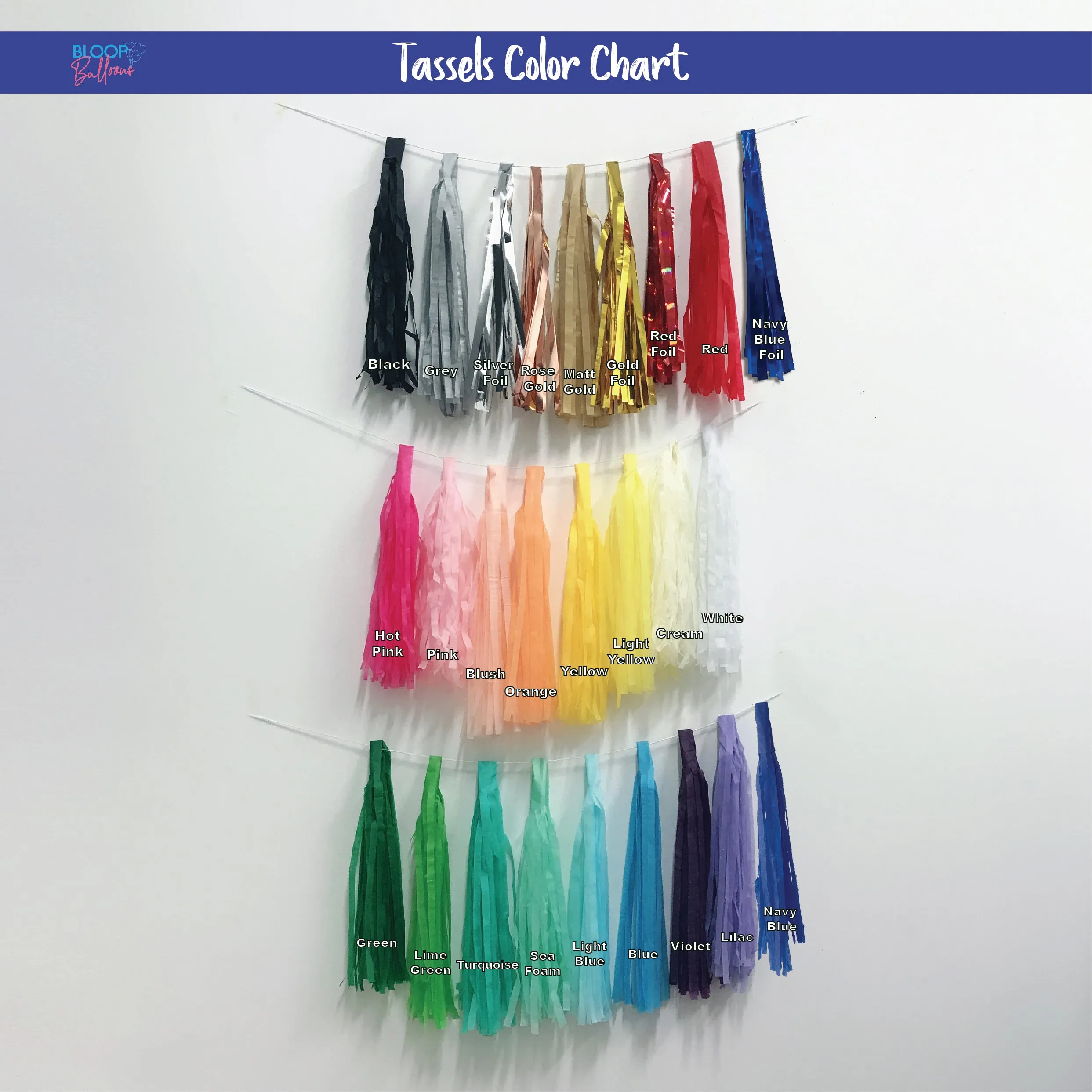 36" Confetti Helium Balloon With Full Tassels Package