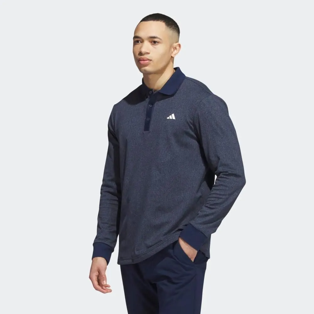 adidas Men's Essentials Long Sleeve Golf Polo Shirt