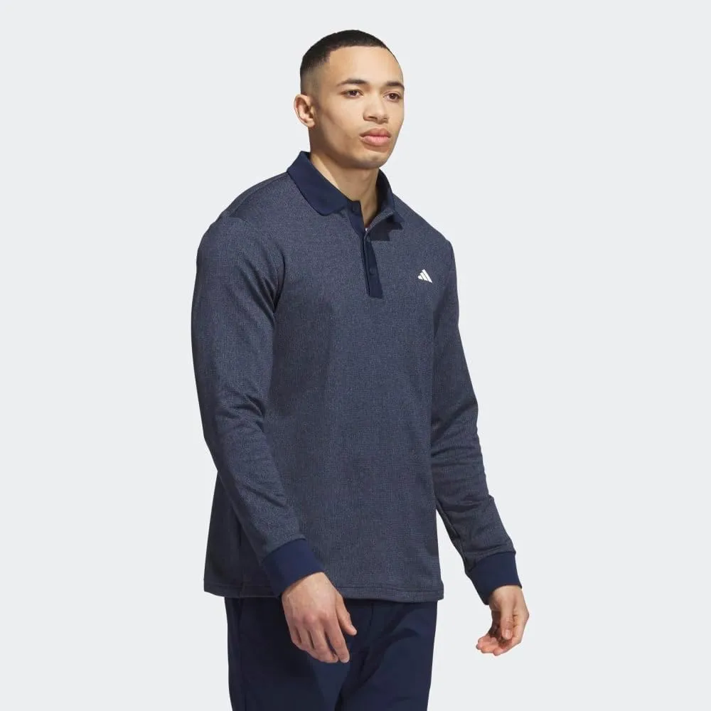 adidas Men's Essentials Long Sleeve Golf Polo Shirt