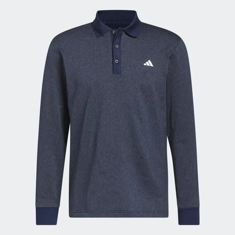 adidas Men's Essentials Long Sleeve Golf Polo Shirt