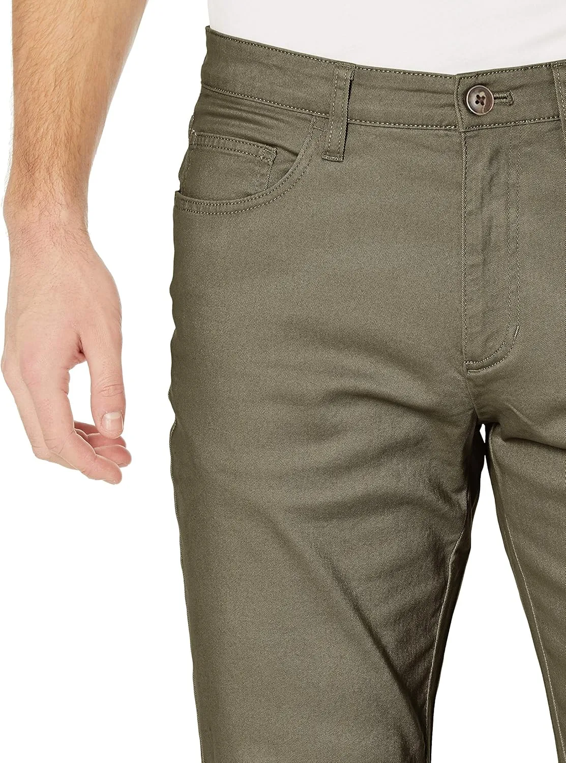 Amazon Essentials Men's Chino, Slim-Fit Pants with 5-Pockets, Comfort Stretch (Previously GoodThreads)