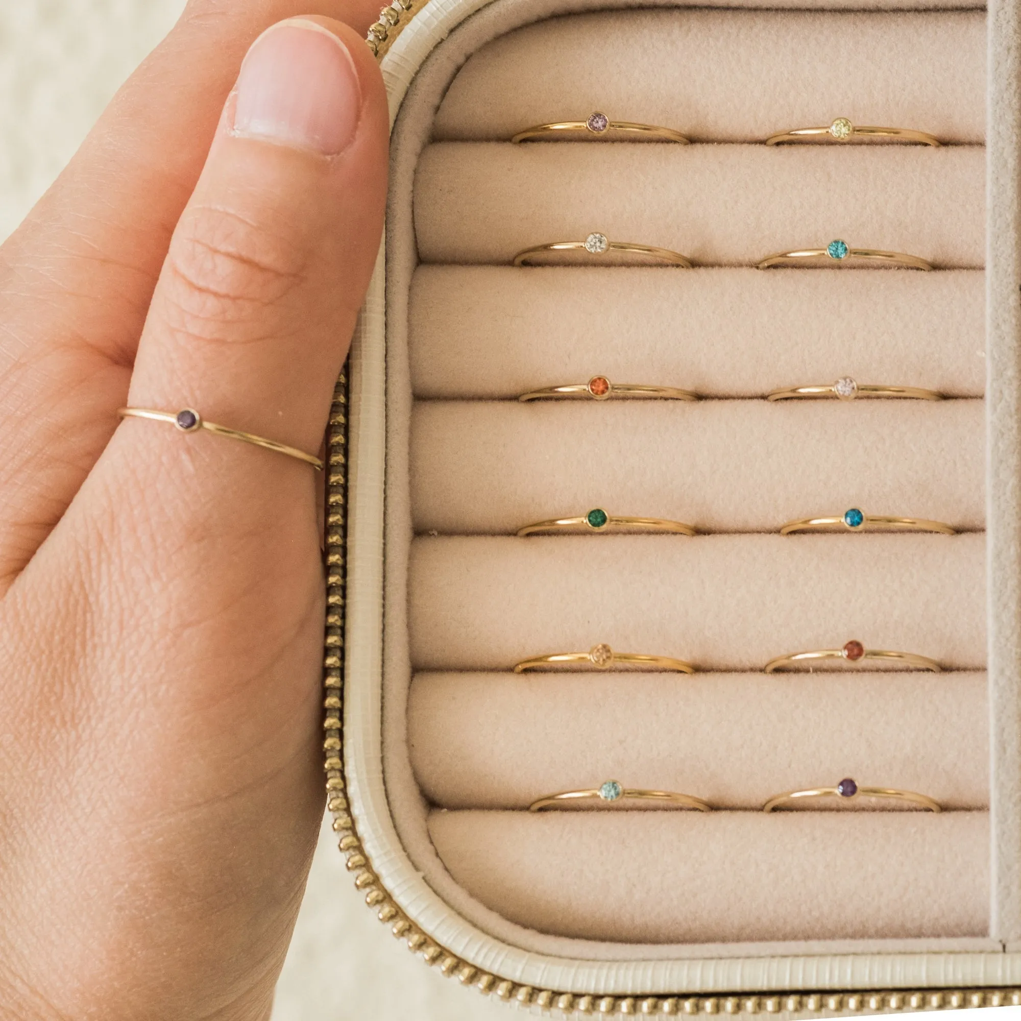 April Birthstone Ring (Diamond)
