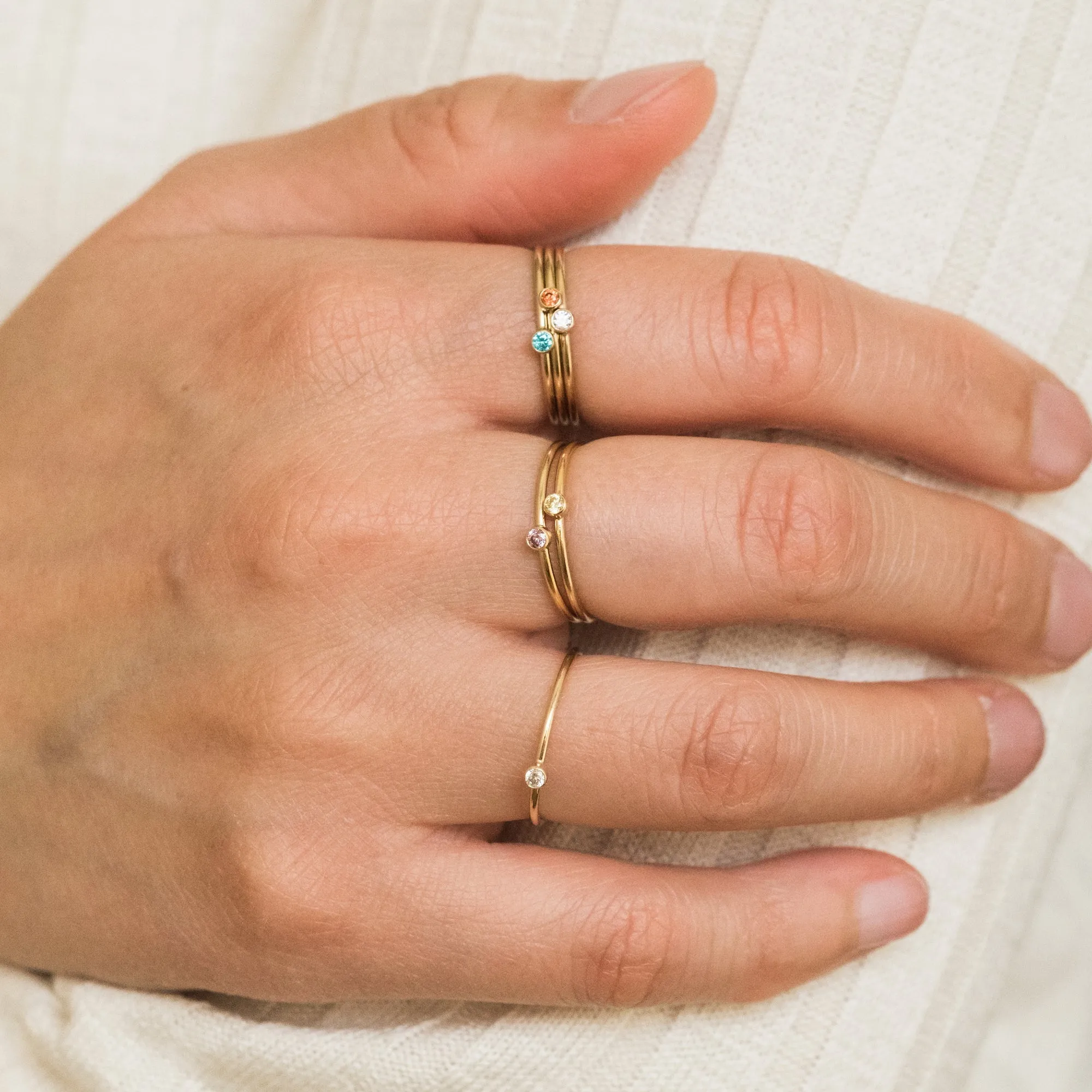April Birthstone Ring (Diamond)