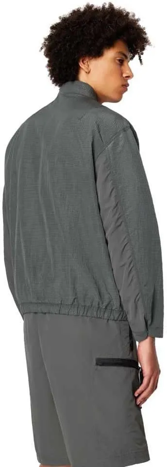 Armani Exchange Men's Textured Utility Tape Pocket Bomber Jacket
