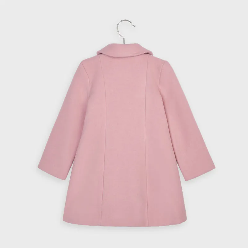 Blush Corduroy ruffled coat