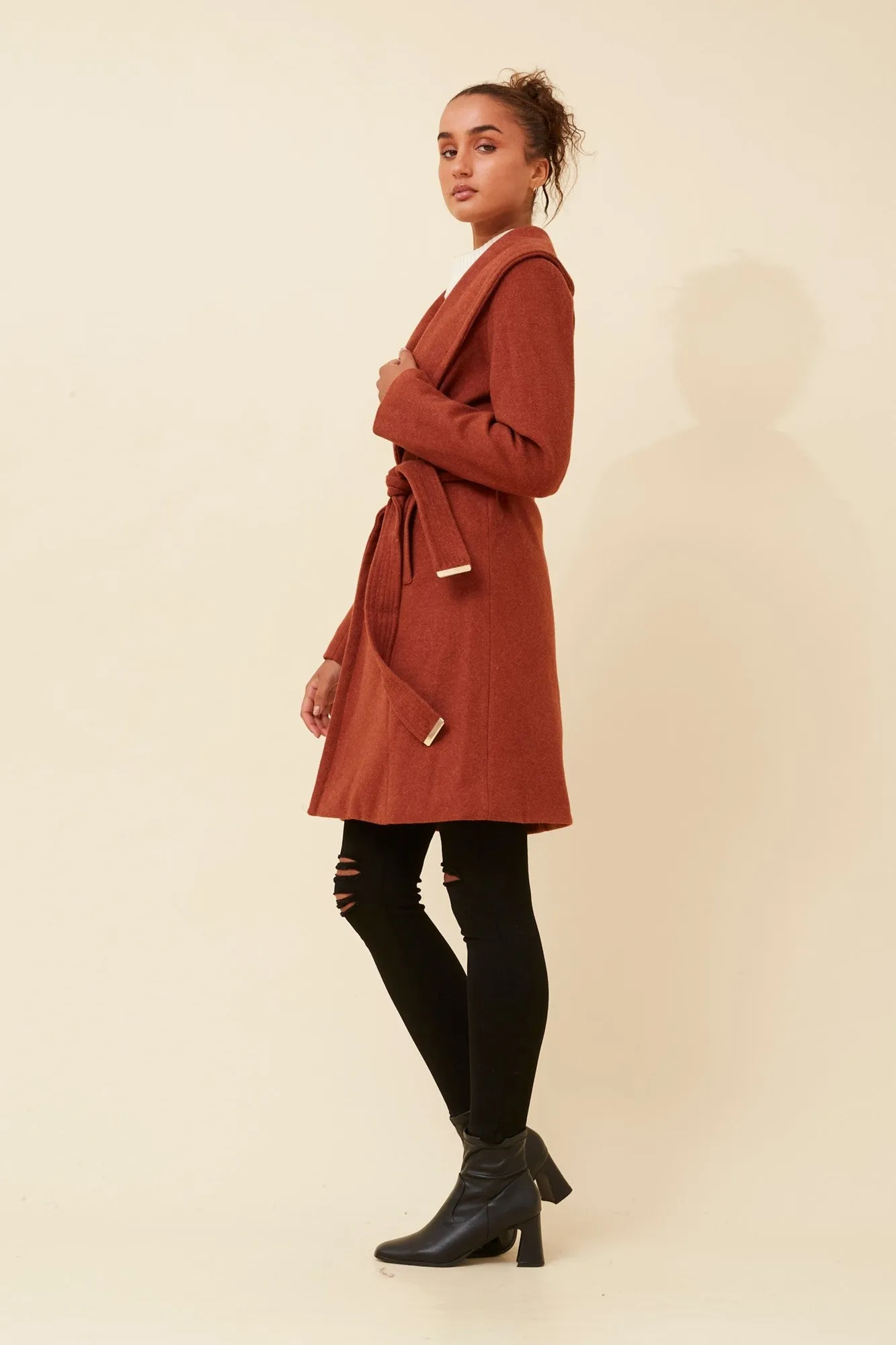 BRIDGET SHAWL COLLAR COAT