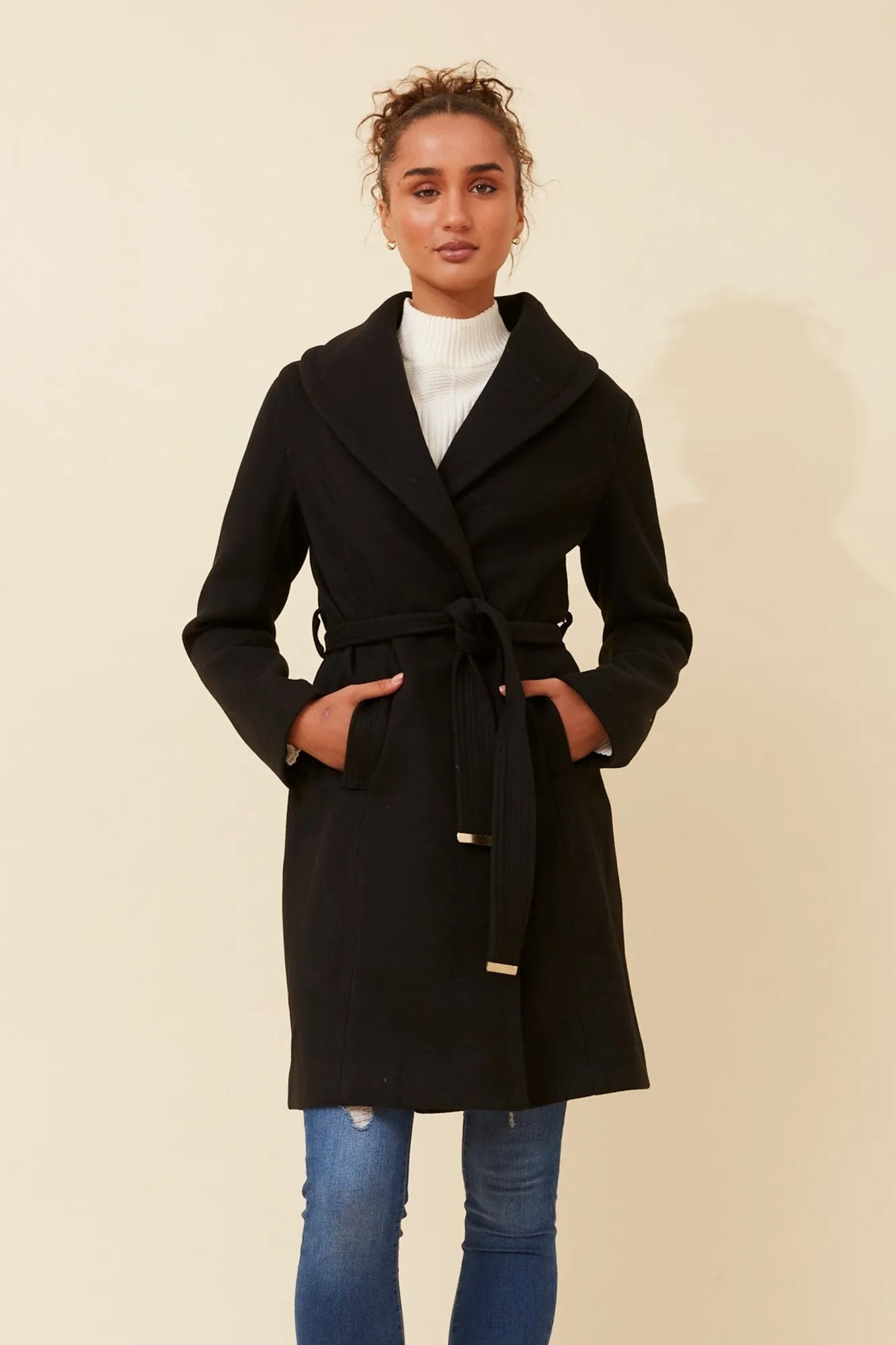 BRIDGET SHAWL COLLAR COAT