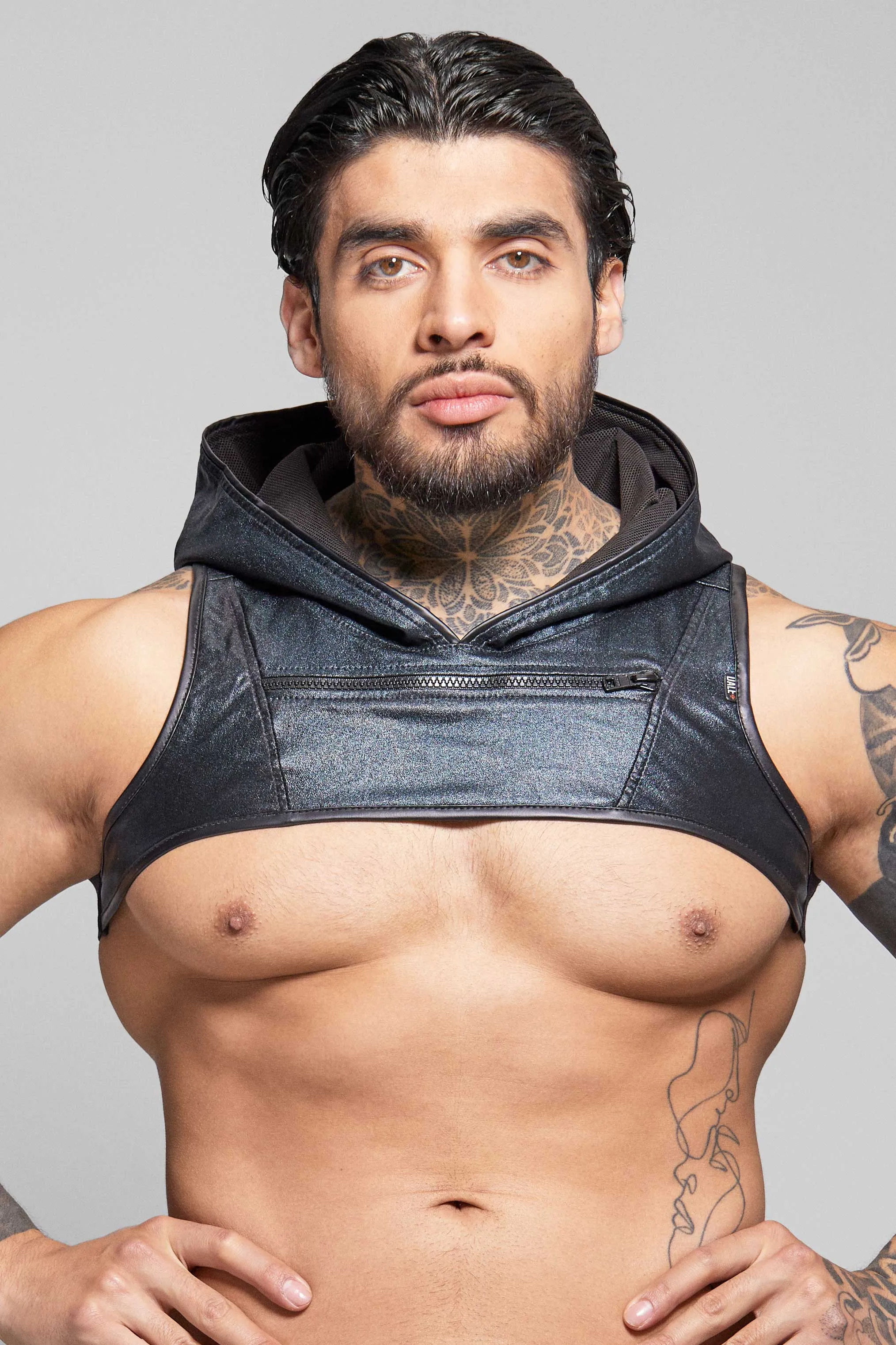 Circuit Hoodie Crop Top