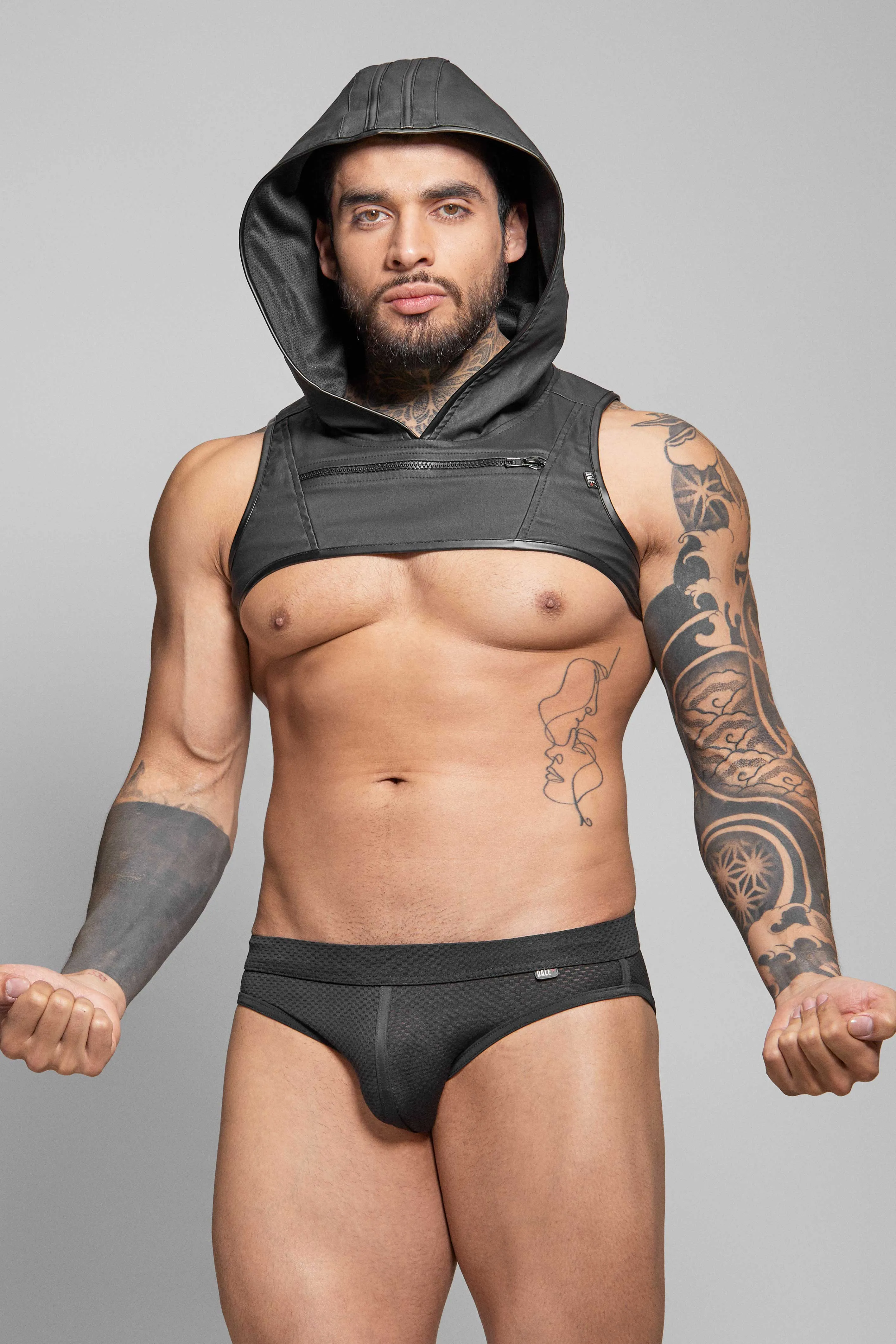 Circuit Hoodie Crop Top
