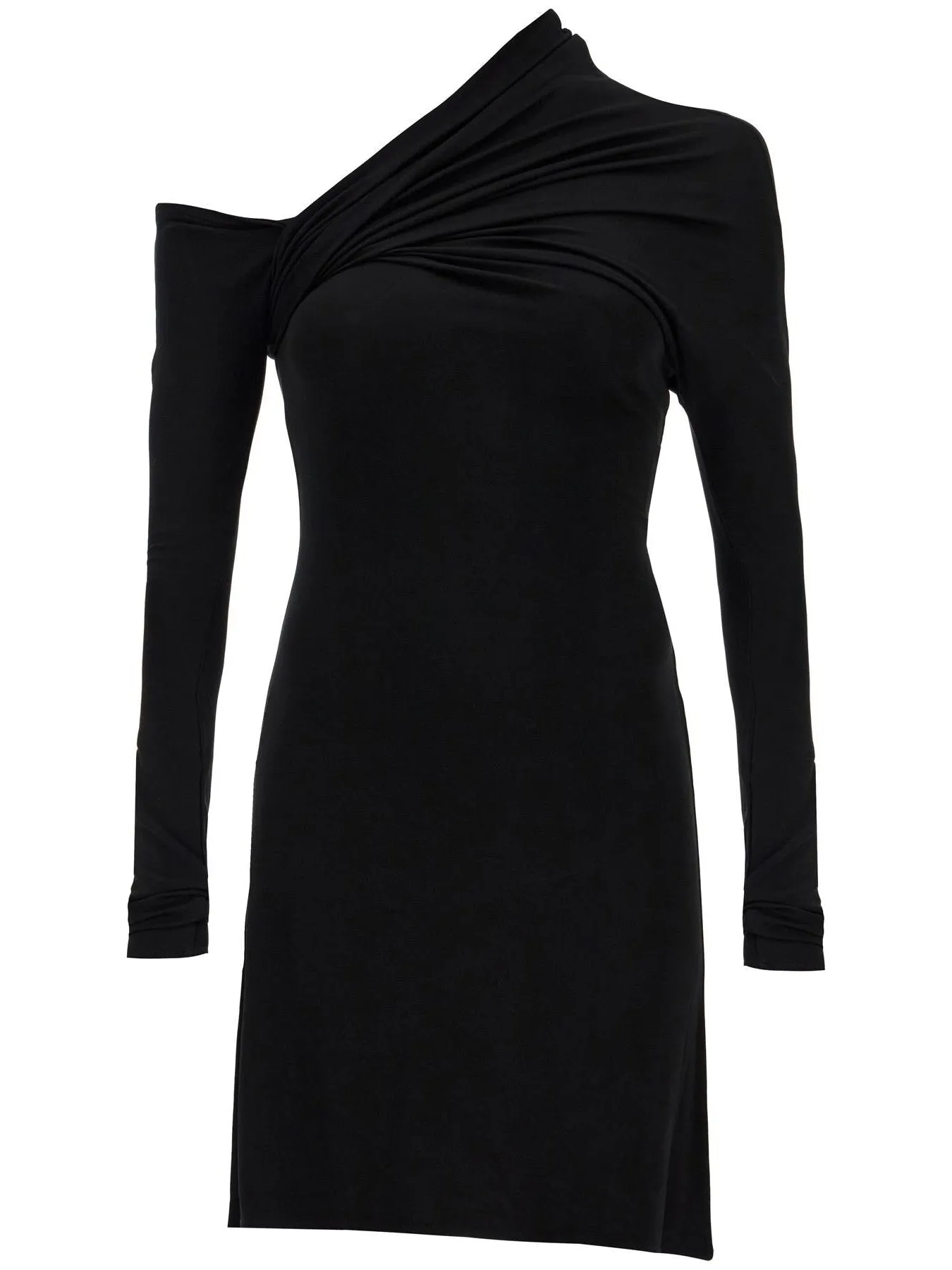Crepe Mini Dress