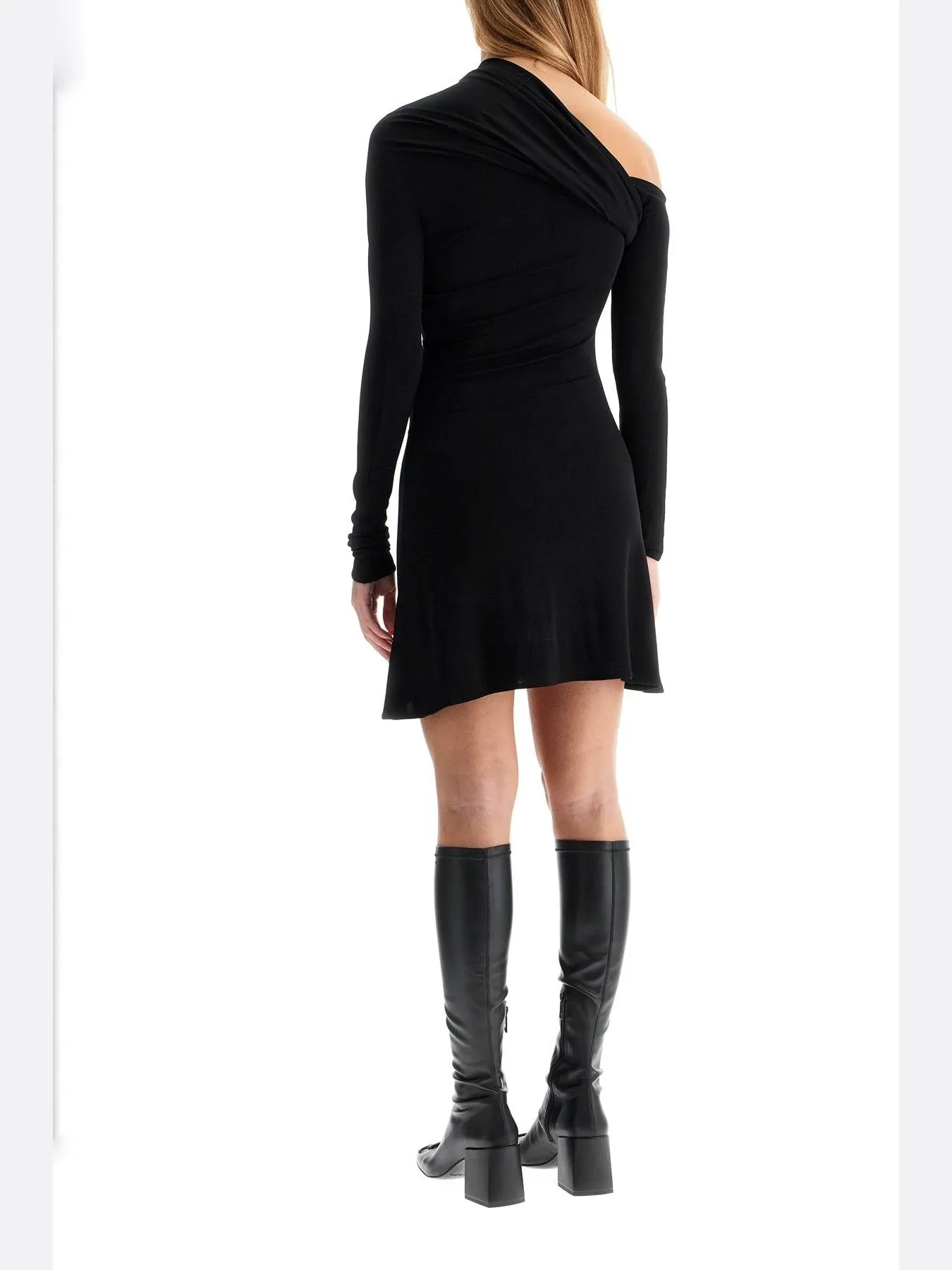 Crepe Mini Dress