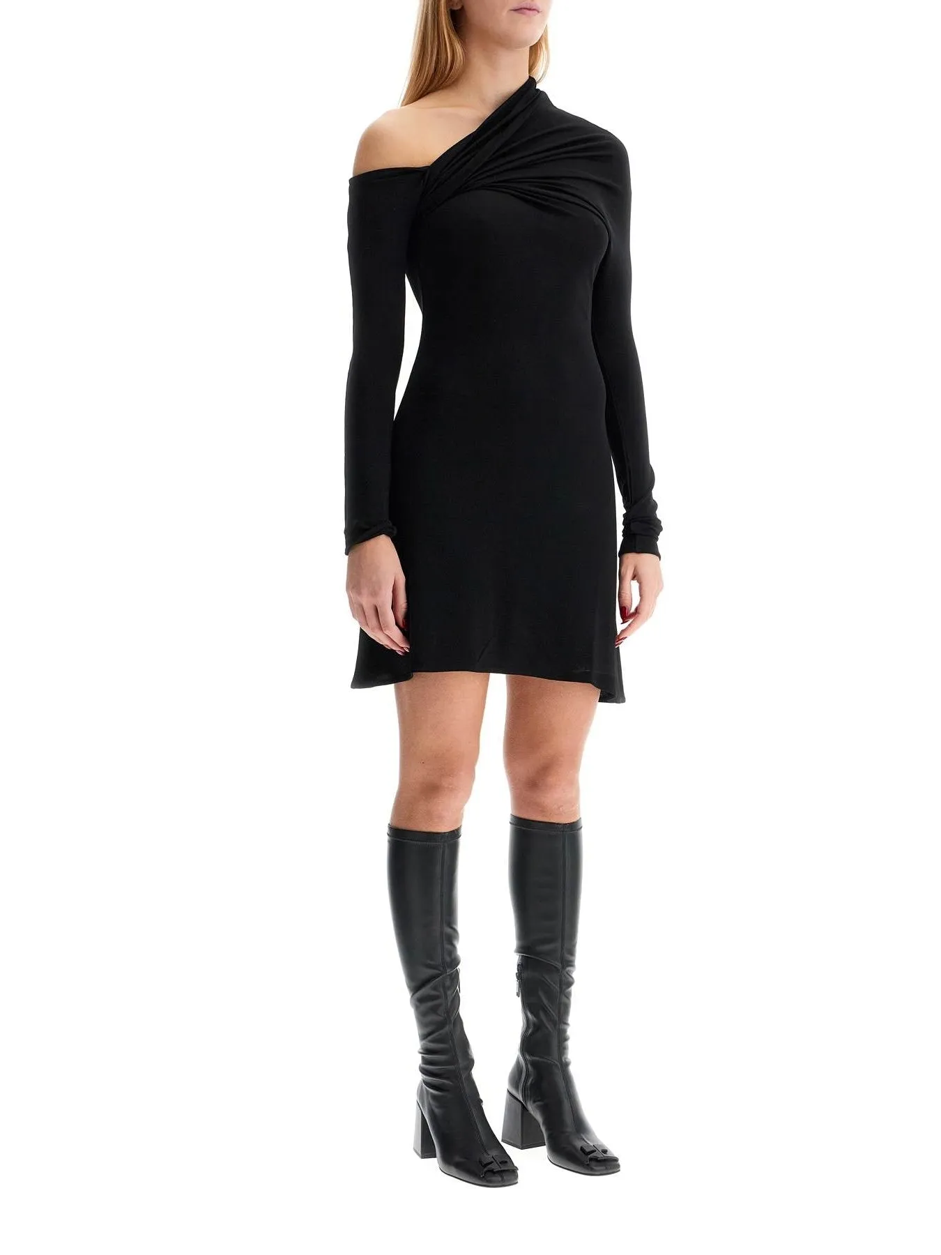 Crepe Mini Dress