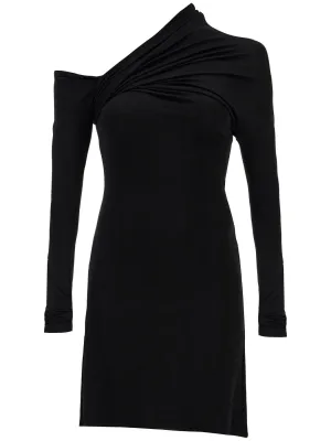 Crepe Mini Dress