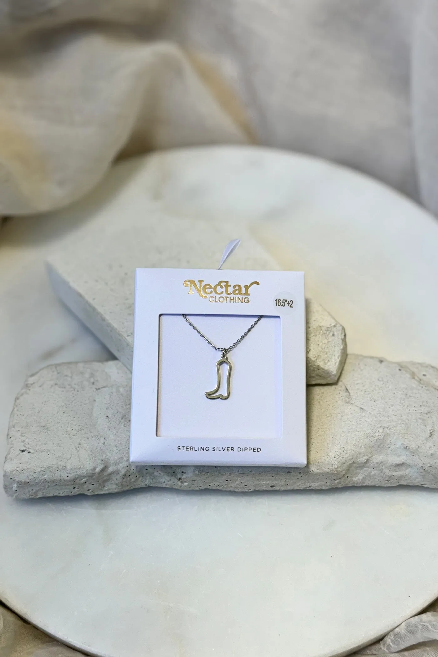 Dainty Boot Pendant Necklace
