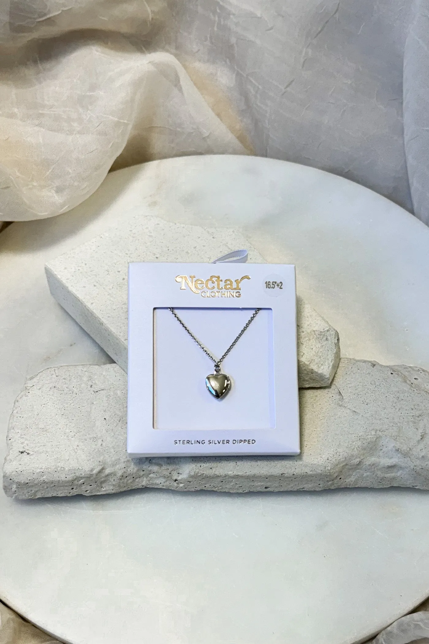 Dainty Heart Shaped Locket Necklace