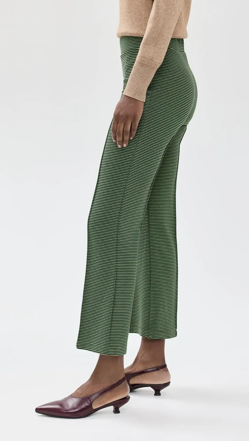 DONNI. Women's The Stripe Kick Flare