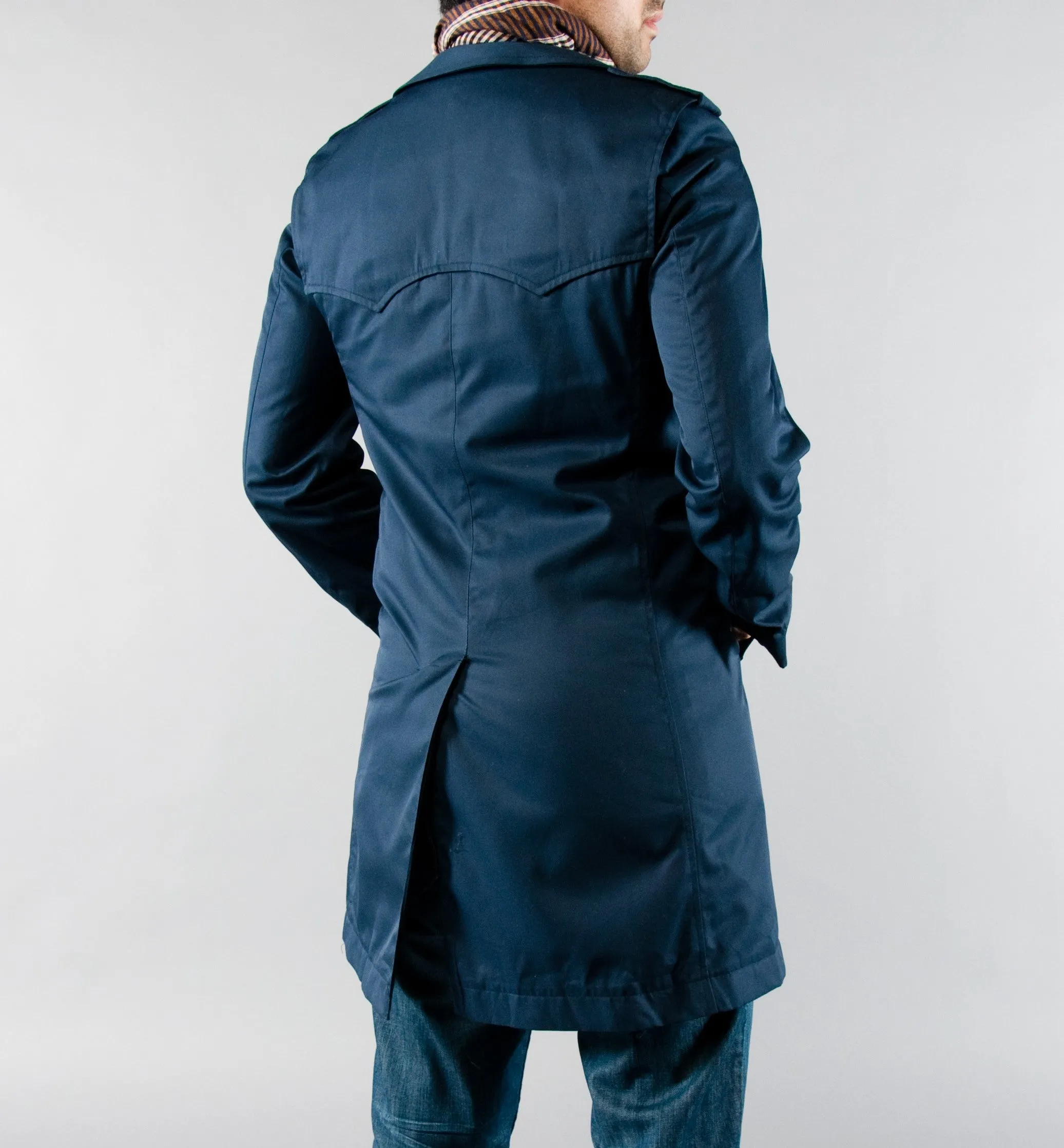 Double-Breasted Rain Coat