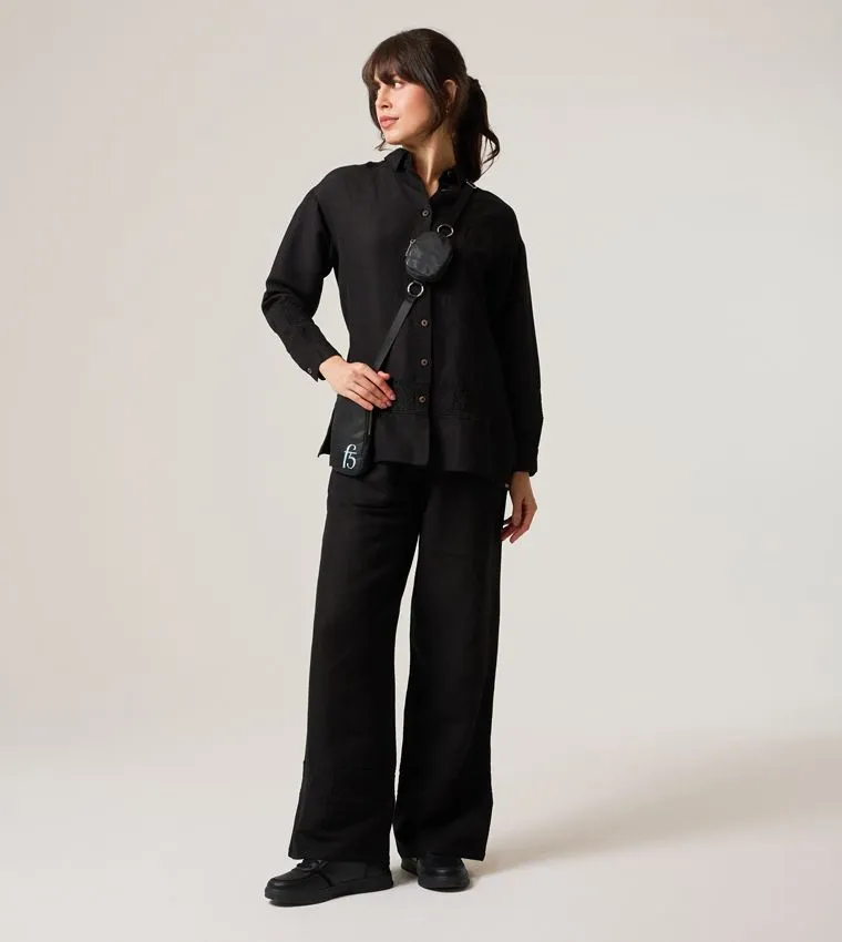 F5 LONG SLEEVED LINEN SHIRT