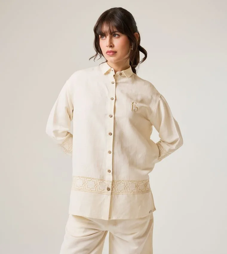 F5 LONG SLEEVED LINEN SHIRT