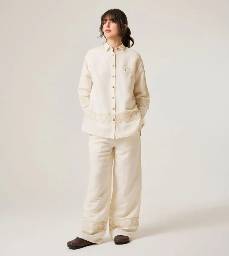 F5 LONG SLEEVED LINEN SHIRT