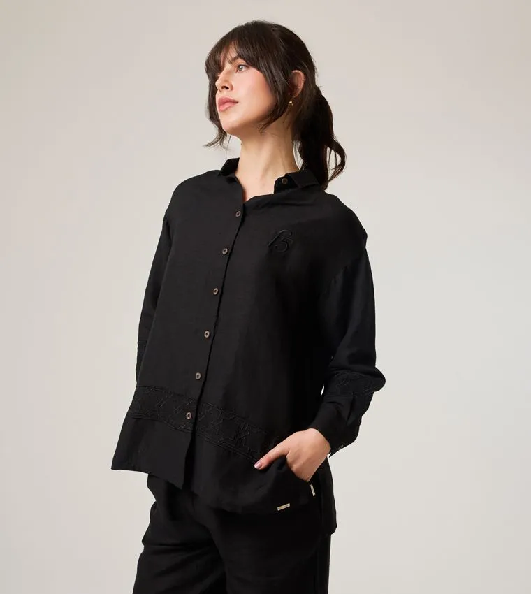 F5 LONG SLEEVED LINEN SHIRT