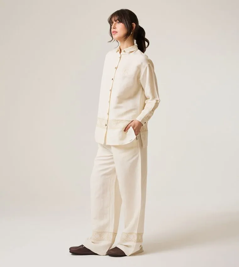 F5 LONG SLEEVED LINEN SHIRT