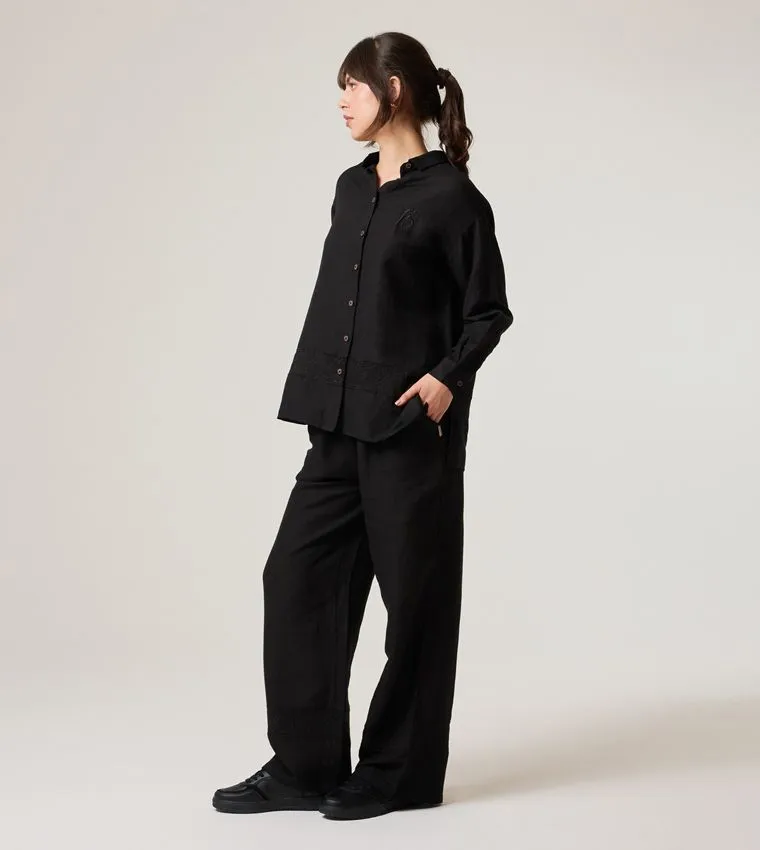 F5 LONG SLEEVED LINEN SHIRT