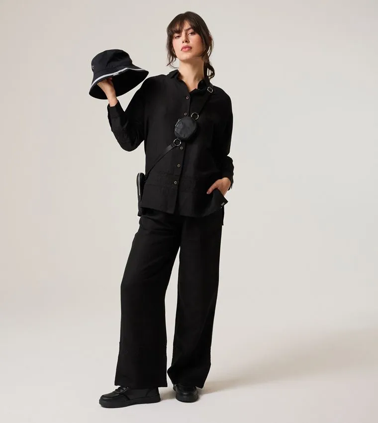 F5 LONG SLEEVED LINEN SHIRT