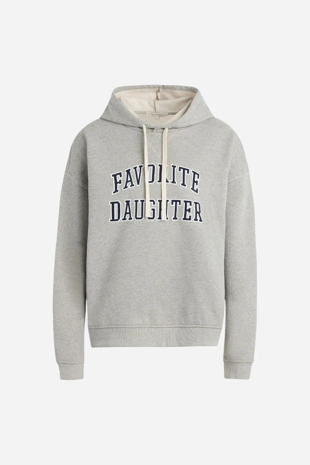 Favorite Daughter The Collegiate Hoodie in Heather Grey