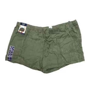 GAP Women's Soft Lightweight Drawstring Waist Pull-On Shorts w/ Pockets Green