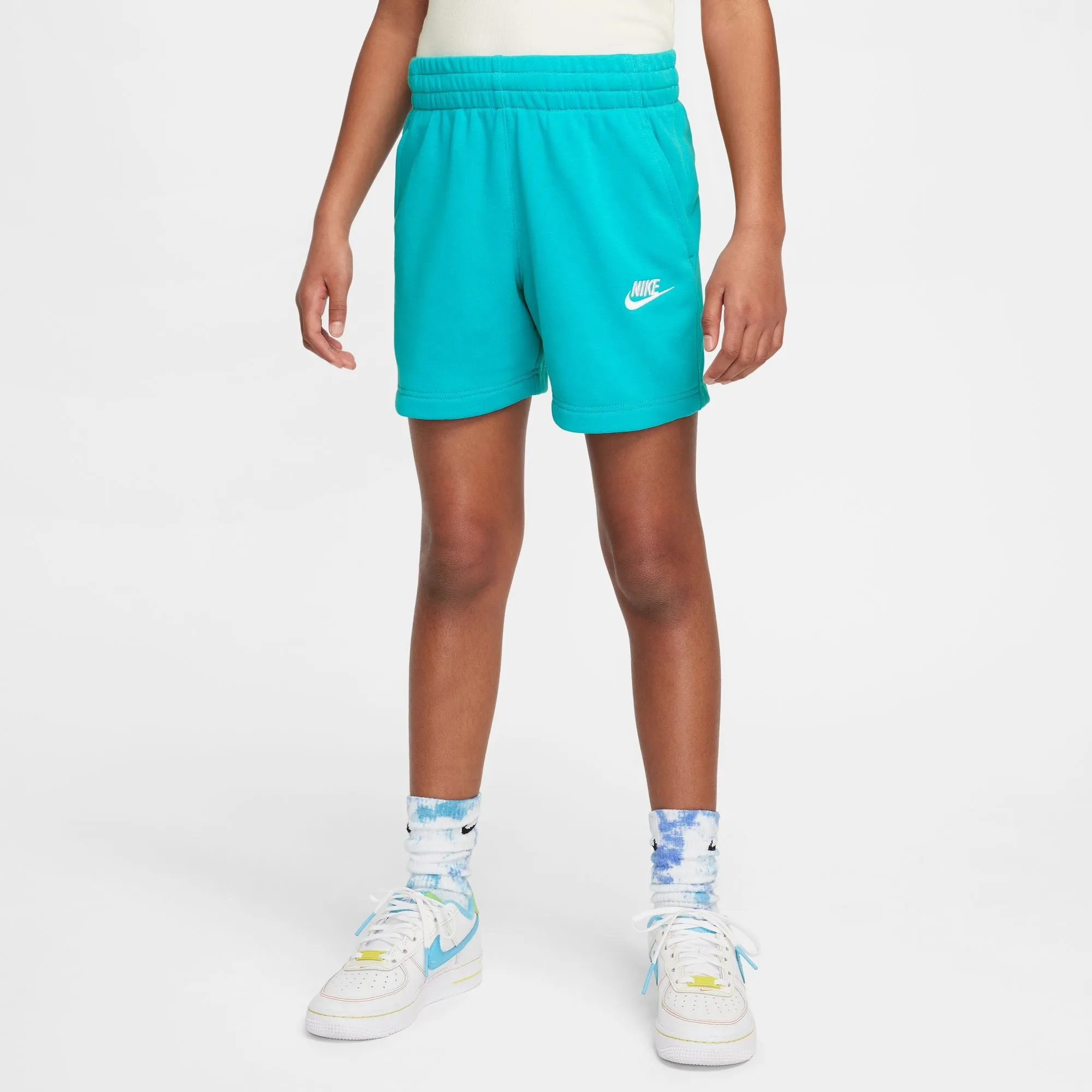 Girls' Nike Youth 5" French Terry Shorts