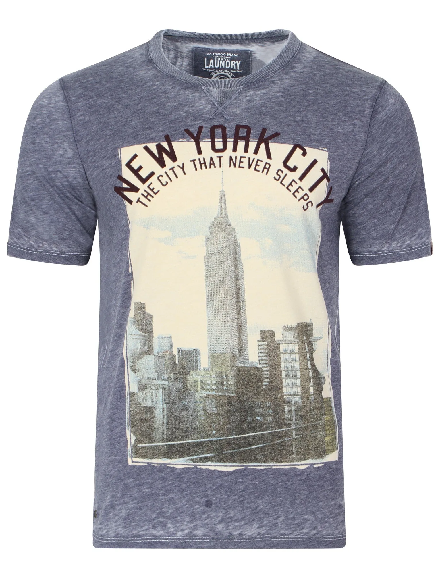Hamilton Point T-shirt in Vintage Indigo - Tokyo Laundry