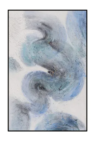 Hand-painted Swirl Artwork | Liang & Eimil Aeon
