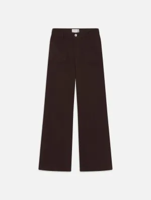 Le Slim Palazzo Bardot Pocket -- Espresso
