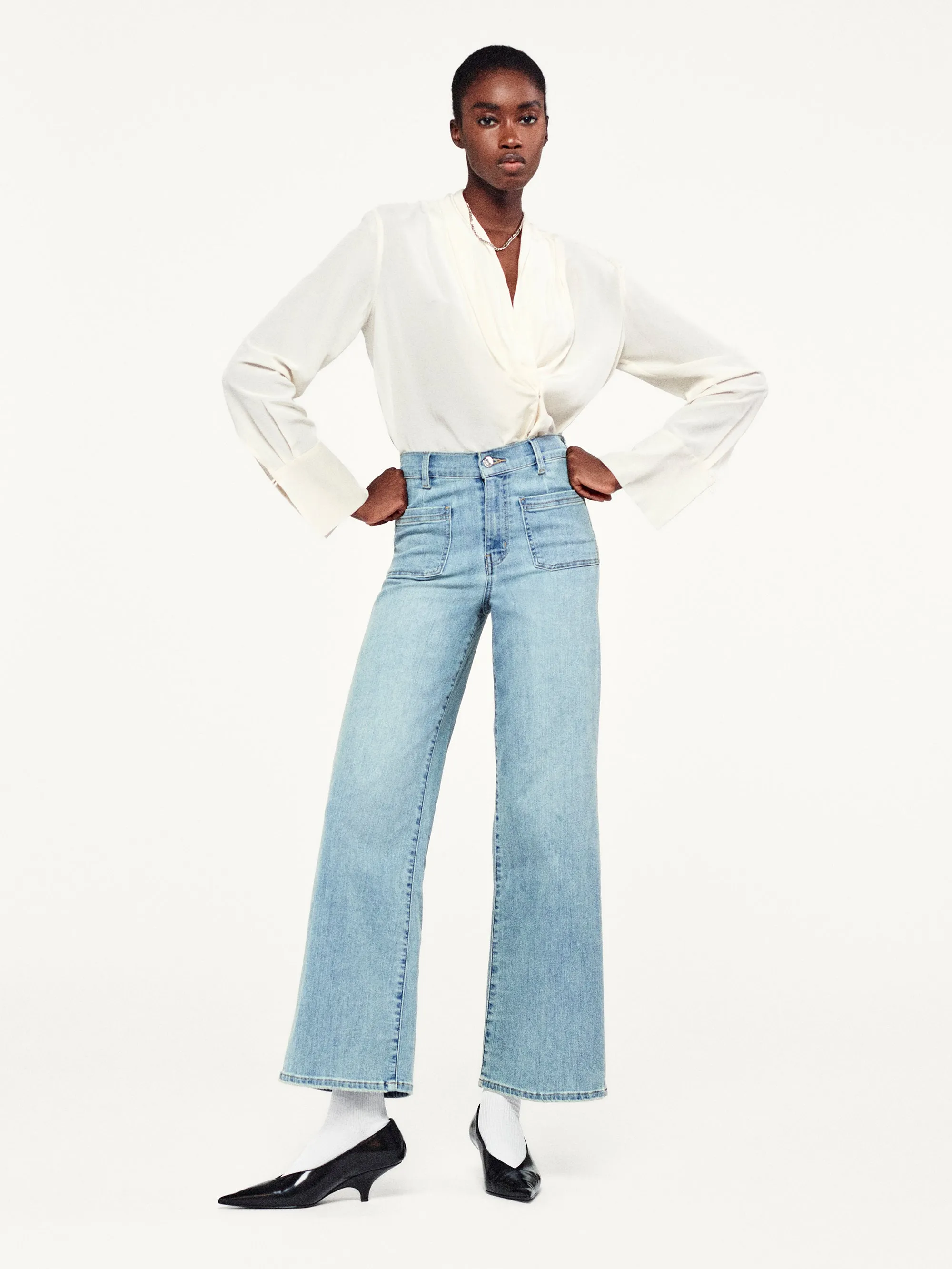 Le Slim Palazzo Bardot Pocket -- Wilson Clean