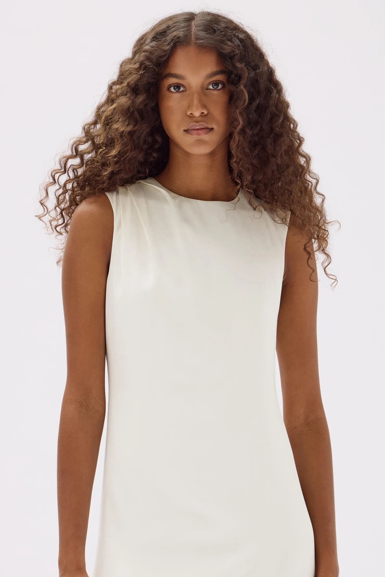 Leah Asymmetric Drape Maxi Dress