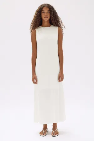 Leah Asymmetric Drape Maxi Dress