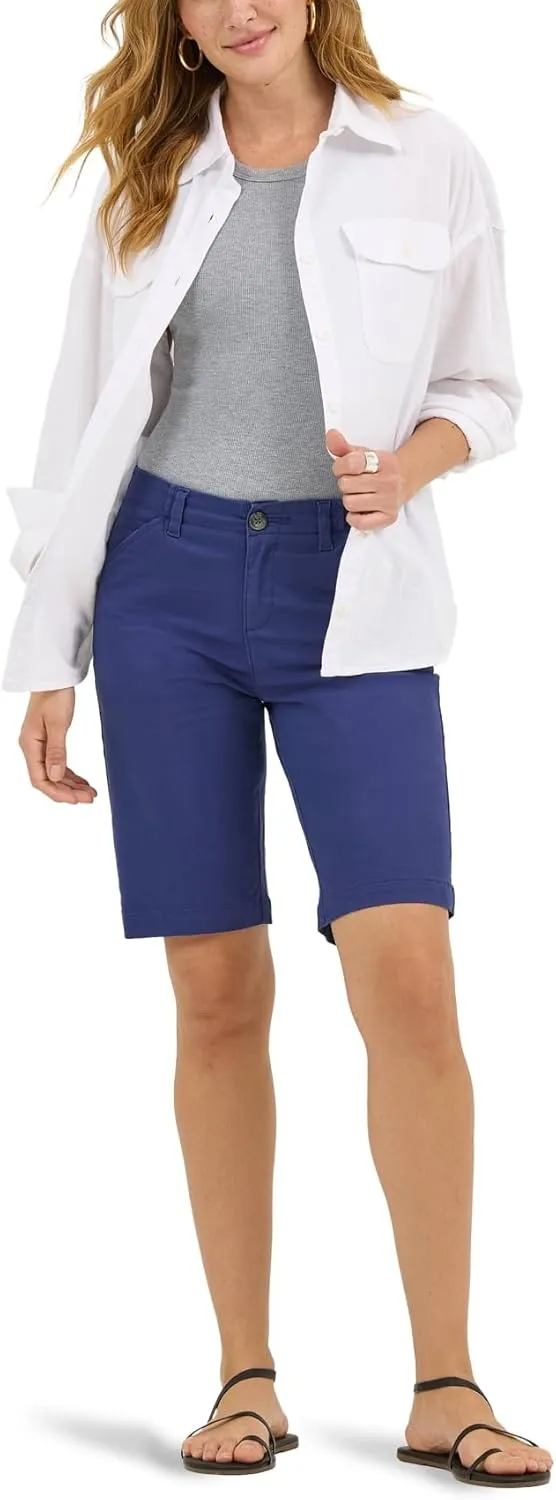 Lee Women's Legendary 9" Chino Bermuda Short