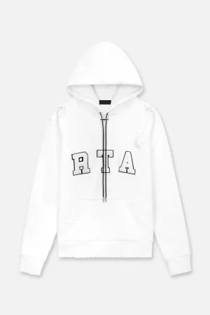 MARKUS HOODIE | WHITE COLLEGIATE