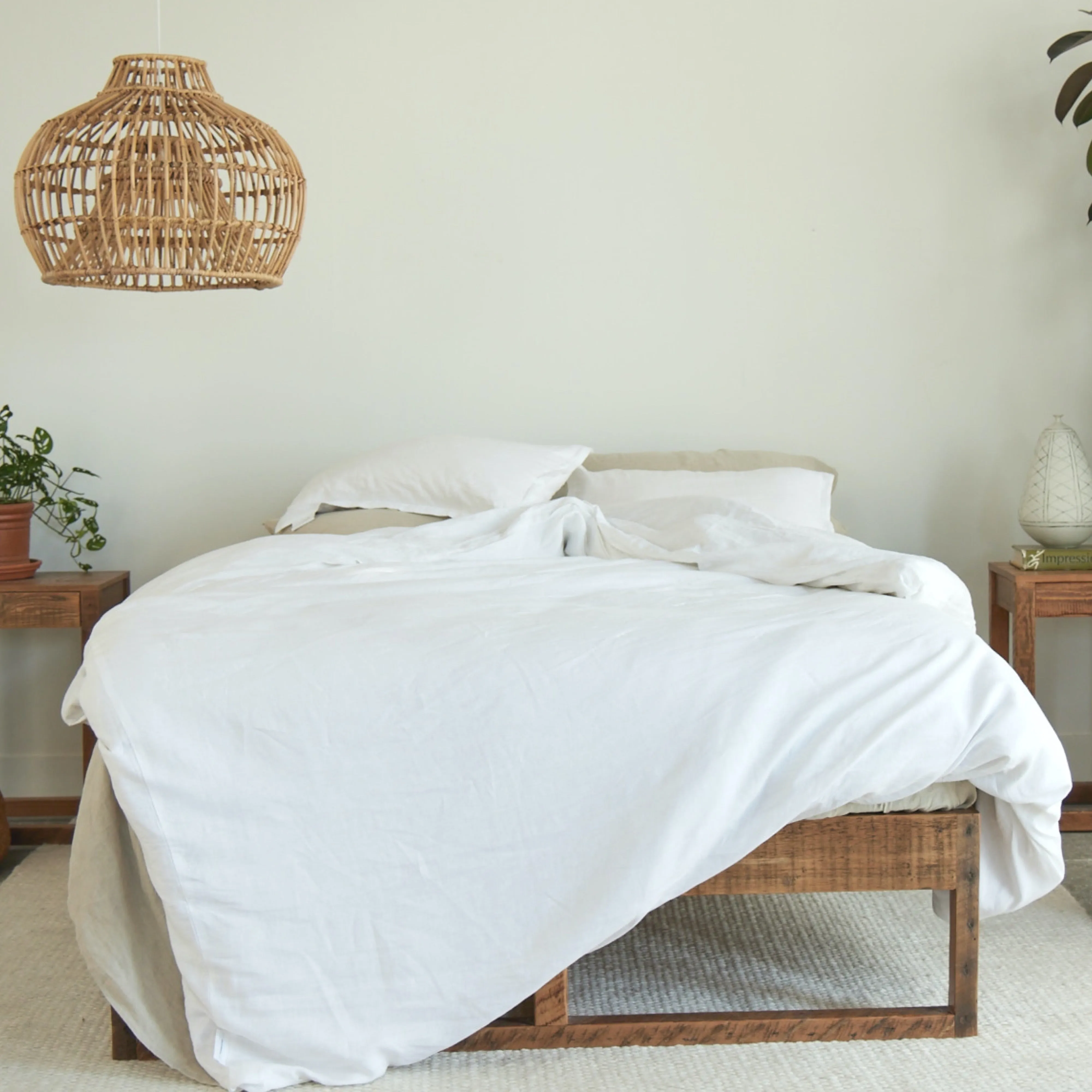 Natural Linen Duvet Cover