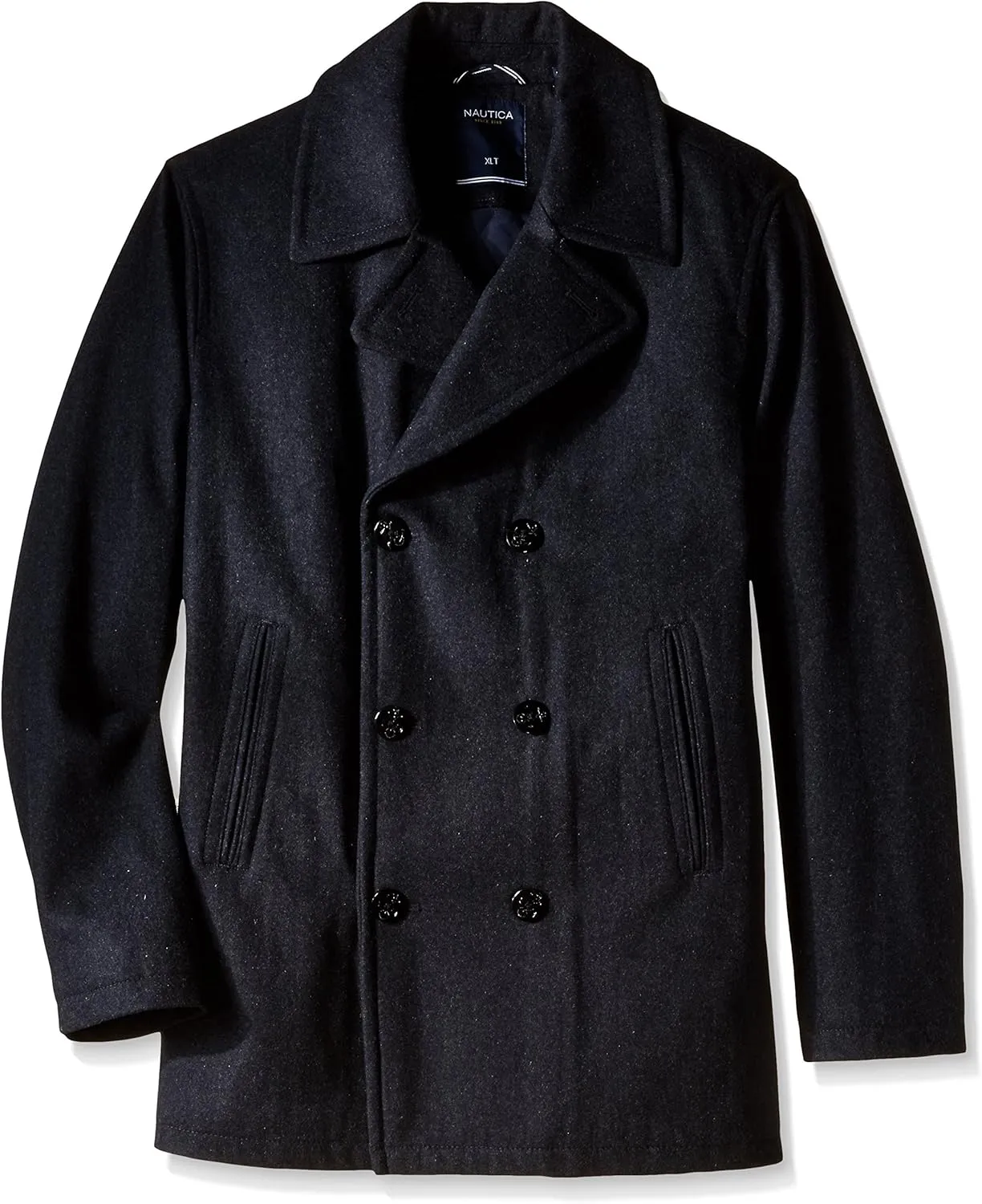 Nautica Men's Big & Tall Wool-Blend Peacoat