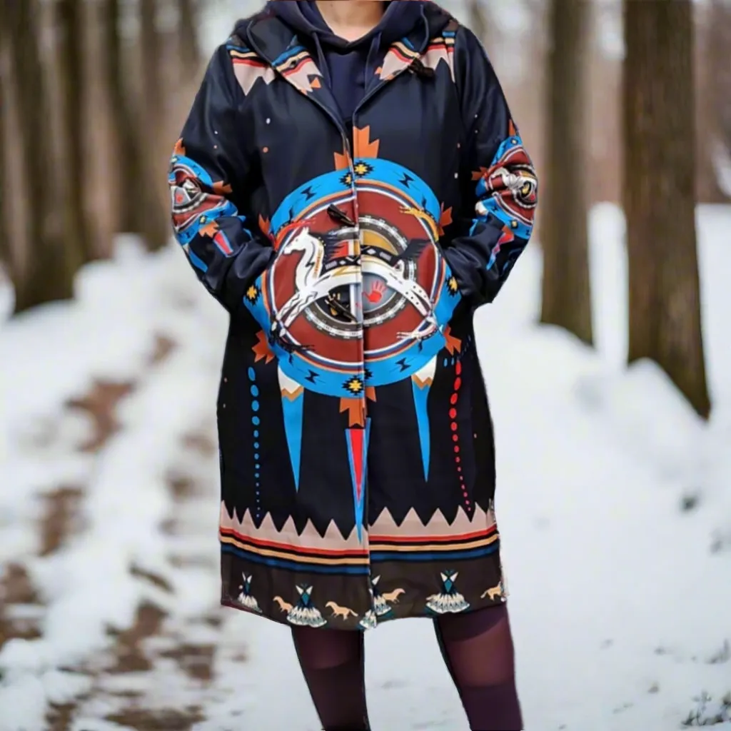 OLDTRIBES™ Sacred Horse Long Coat