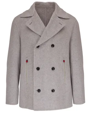 Pearl Grey Peacoat