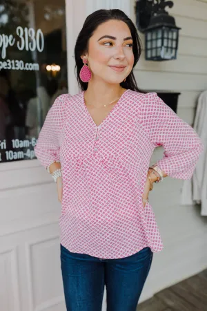 Pink Maddox Secret Hideaway Top