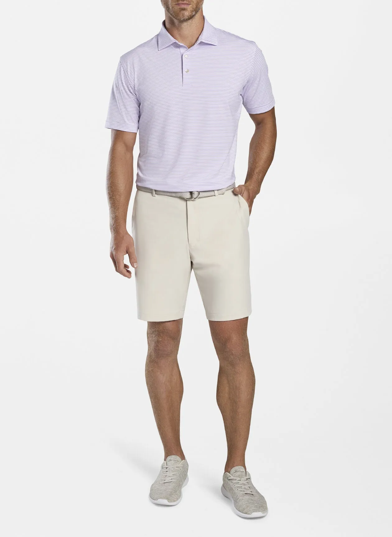Salem Performance Short in Stone by Peter Millar
