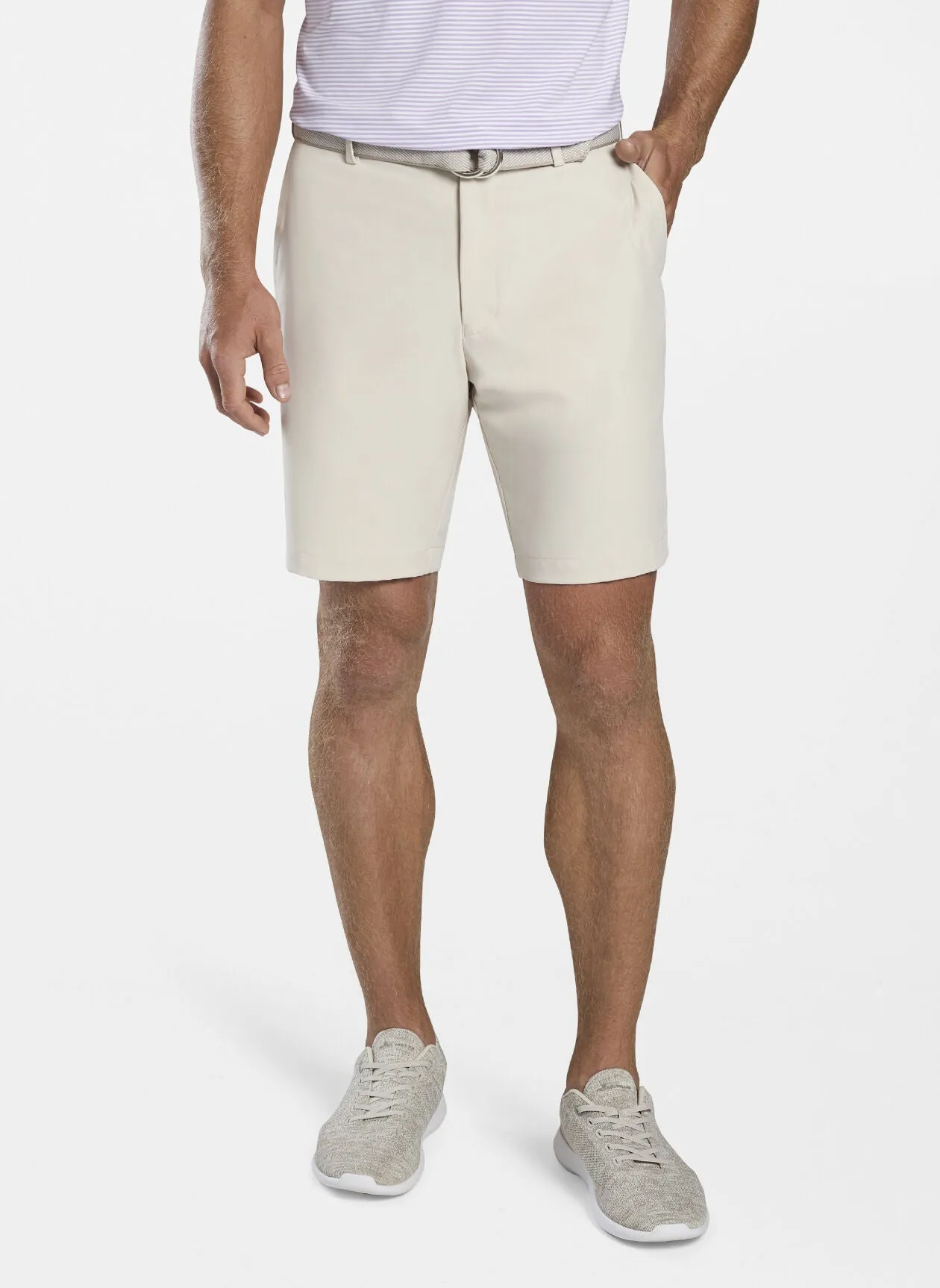 Salem Performance Short in Stone by Peter Millar