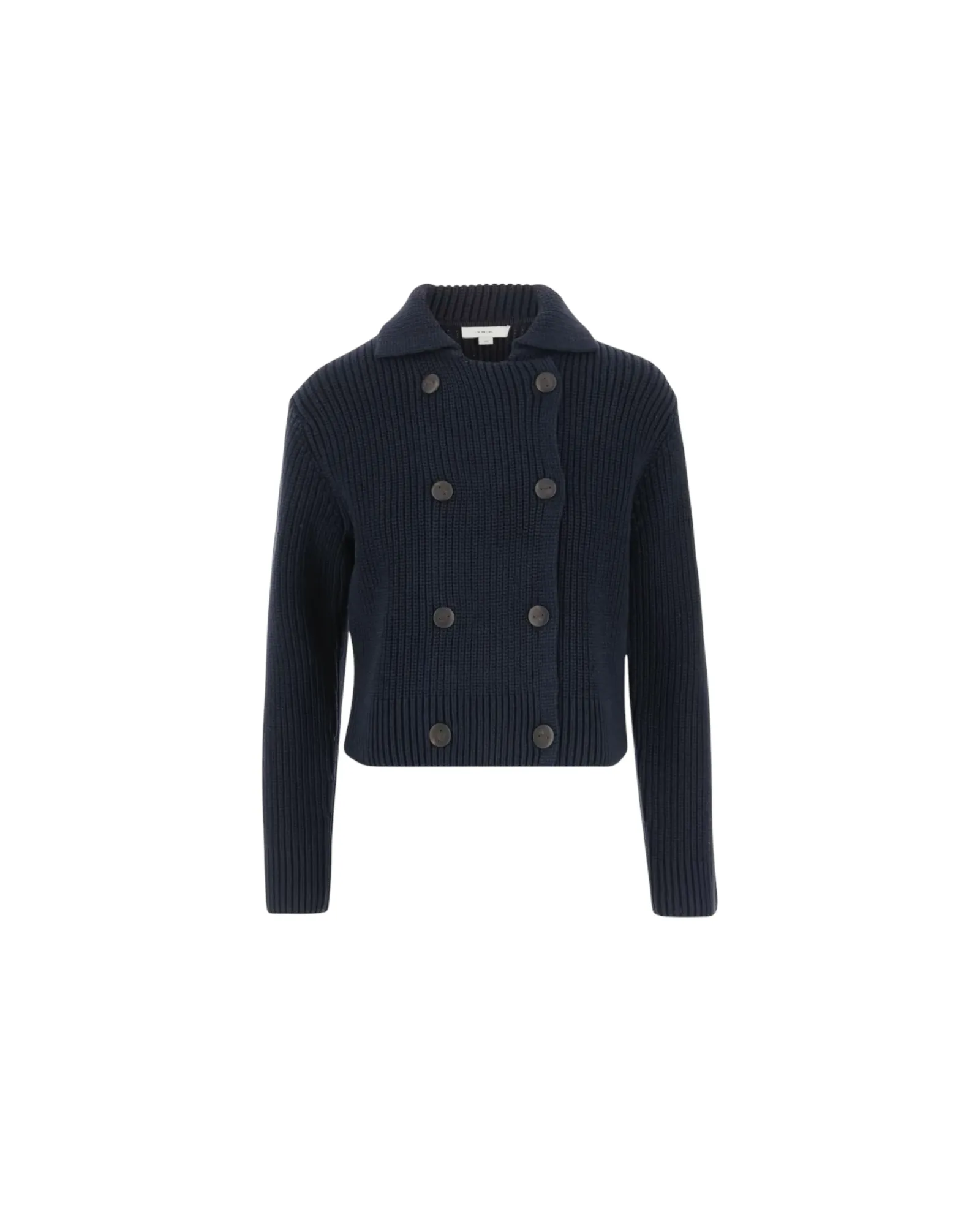 VINCE DOUBLE BREASTED CARDIGAN COASTAL BLUE