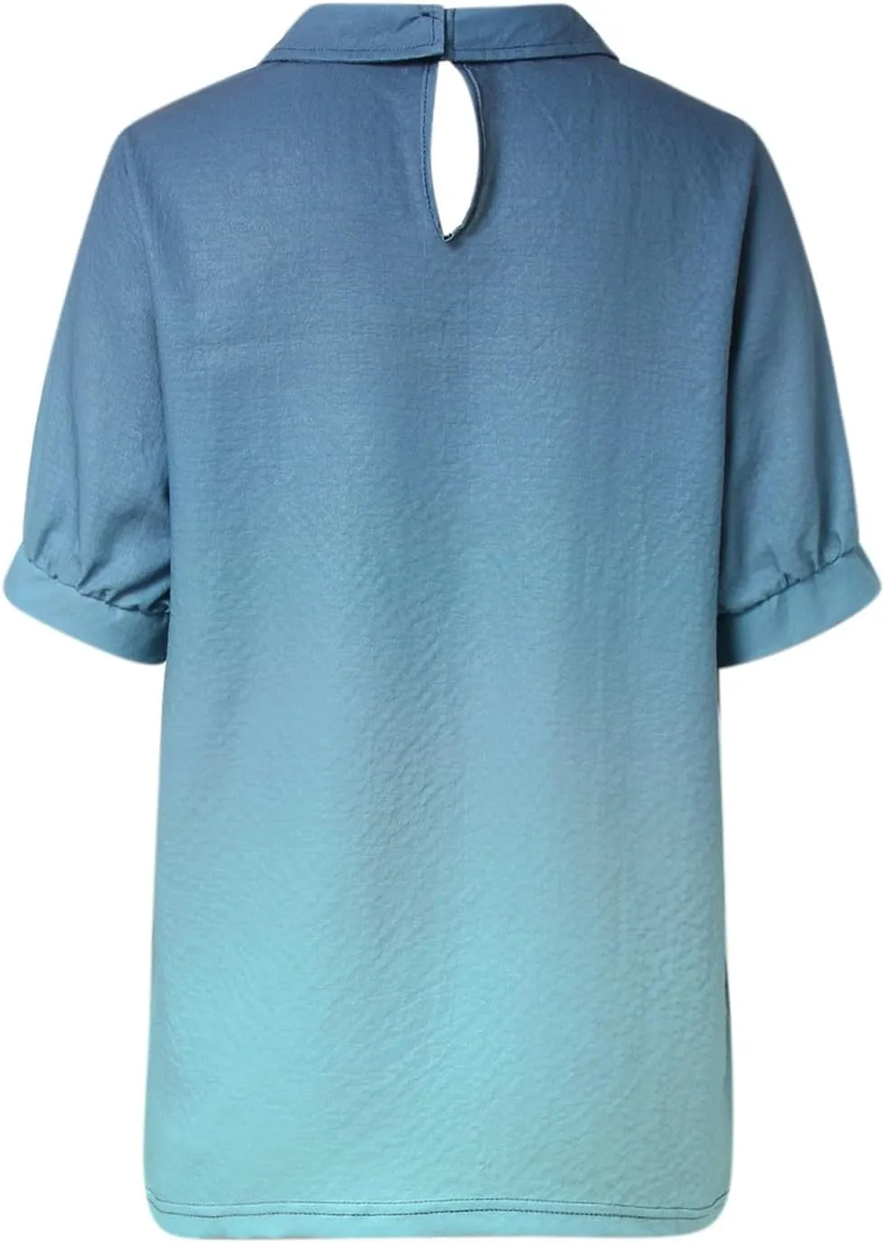 Women's Linen Summer Tops Short Sleeve Boho Shirts Graphic Tees Loose Gauze Blouses Collar Neck Casual Tunic Tshirts